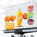 Juices. Een project van Logo-ontwerp, Grafisch ontwerp, Packaging y  Reclame van Celi Rébora Tagniani - 04.09.2018