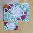 Invitación para mi boda. . Un proyecto de Bellas Artes, Diseño, Ilustración tradicional y Pintura a la acuarela de Laura Cardona - 14.07.2018