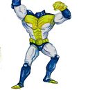 para la portada de mi proyecto de comic, LAS ZARPADAS AVENTURAS DE TUCUMAN, utilice la anatomia de un superheroe idealizado para obtener una satirica escena posterior. Comic projeto de Ricardo Silva - 12.03.2019