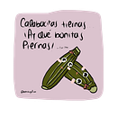 Calabacitas Tiernas Ein Projekt aus dem Bereich Zeichnung von Menchu Galván - 12.03.2019