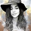 soft smile portrait. Een project van  Portrettekening, Traditionele illustratie y Digitale illustratie van Andrea Vea - 12.03.2019