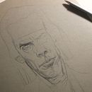 NICK CAVE. Traditional illustration project by Josep Mª Zapata Cano - 03.12.2019