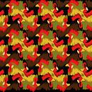 Diseño entramado. Año del gallo.. Projekt z dziedziny Design, Pattern design i Projektowanie produktowe użytkownika Ada Cruz Leal - 13.03.2019