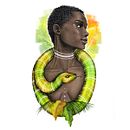 The snake. Un proyecto de Dibujo de Retrato e Ilustración tradicional de Tamara Castro Laplaña - 04.04.2019