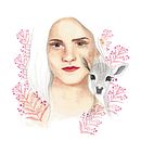Mi Proyecto del curso: Retrato ilustrado en acuarela. Un proyecto de Bellas Artes de Lorena Márquez - 25.12.2019