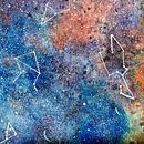  Galaxia en Acuarelas. Un proyecto de Ilustración tradicional de Flavia Rostagno - 23.03.2019