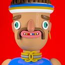 Mi Proyecto del curso: The Personal Trainer. Projekt z dziedziny Projektowanie postaci 3D użytkownika Santiago Pagnotta - 25.03.2019