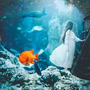 Salir del agua. Un proyecto de Collage, Concept Art e Ilustración digital de Pilar Santiño - 27.03.2019