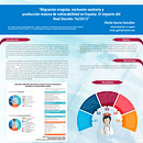 Cartel infográfico | "Migración irregular, exclusión sanitaria y producción masiva de vulnerabilidad en España.". Un progetto di Graphic design di Cristina Almansa - 27.03.2017