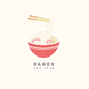 RAMEN for life, Diseño de estampados textiles . Un proyecto de Diseño gráfico de Naya Vidal Rodríguez - 31.03.2019