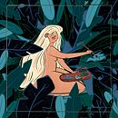 Primavera. Design de personagens, Ilustração tradicional, Ilustração digital e Ilustração infantil projeto de Ana Pi Garcia - 28.03.2019