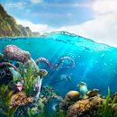 Bajo el agua. Concept Art, Audiovisual Production, and Photo Retouching project by Dorian Torres - 04.02.2019