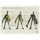 "HOMÚNCULO" Concept Art. Un proyecto de 3D, Concept Art e Ilustración tradicional de Alvaro Alonso Sánchez - 03.04.2019