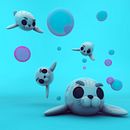 Proyecto foca. Un proyecto de 3D, Diseño de personajes 3D y Modelado 3D de Gabriel alejandro Paez Stenner - 05.04.2019