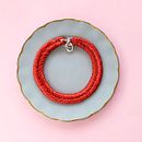 MARIA LA BIYUX - RED METALLIC. Un proyecto de Diseño de complementos, Diseño de jo y as de Maria La Biyux - 09.04.2019