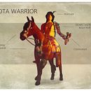 Lakota Warrior Cocept Art. Un proyecto de 3D, Concept Art, Diseño, Diseño de personajes e Ilustración tradicional de Alvaro Alonso Sánchez - 12.04.2019