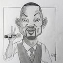 El gran Will Smith.... Een project van  Creativiteit,  Tekening, Tekening met potlood,  Artistieke tekening y  Portrettekening van Rodrigo Trejos Delgado - 14.04.2019