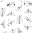 Empapelado de insectos. Un proyecto de Arquitectura interior, Diseño de interiores e Ilustración digital de Maitea del Hierro Oteriño - 15.04.2019