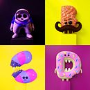 36days of type . Un progetto di 3D, Animazione 3D e Character design 3D di Luis Montoya - 16.04.2019