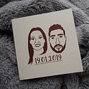 Invitaciones de boda - Retrato icónico. Un progetto di Disegno di ritratti, Design, Graphic design, Illustrazione tradizionale, Illustrazione digitale e Eventi di Mònica Prieto Turró - 16.04.2019