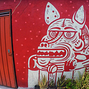 Mural 2018. El Recolector de tuna.. Un projet de Art urbain et Illustration traditionnelle de Alan Mendoza - 16.04.2019
