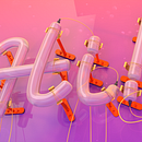Mi Proyecto del curso: Lettering 3D: modelado y texturizado con Cinema 4D. Un proyecto de 3D, Bocetado, Concept Art, Creatividad, Diseño de iluminación y Diseño gráfico de Maicol Durán - 17.04.2019