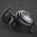Earphones concept. Projekt z dziedziny 3D, Concept art, Kreat, wność, Design, Projektowanie dodatków, Projektowanie produktowe, Wzornictwo przem i słowe użytkownika Jon Ander Quintana Ramon - 19.04.2019