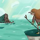 La Isla. Comic, Ilustração tradicional, Ilustração digital, Stor, e telling projeto de Laura Gazeau - 23.04.2019