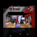 Stand 3D - Enaex. 3D, Architecture & Industrial Design project by David Castillo - 04.24.2019