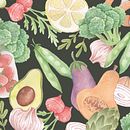 Estampados para libro de cocina. Un projet de Illustration traditionnelle de Uonki - 24.04.2019
