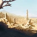 El obelisco perdido Ein Projekt aus dem Bereich Bildende Künste, Zeichnung, Digitale Illustration, L und schaftsbau von Carlos Barba Rodriguez - 25.04.2019