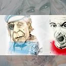 Captain. Een project van  Beeldende kunst,  Concept art,  Tekening, Tekening met potlood,  Artistieke tekening,  Portrettekening,  Art direction, Traditionele illustratie, Digitale illustratie y Schilderij van NOELIA DOMINGUEZ - 27.04.2019
