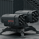 Netflix Missile. 3D, and Animation project by Diego Velázquez - 04.29.2019