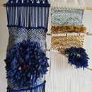 Introducción al macramé: tapiz blanco y azul y entramado de alegria . % Irene tarafından hazırlanan Yaratıcılık projesi - 04.29.2019