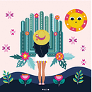 Proyecto ilustración vectorial "Jardines de México". Een project van Digitale illustratie van Michel Anaí Patiño Gaona - 30.04.2019