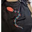 Serpiente Bordada. California Redsided Garter.. Un proyecto de Bordado y Dibujo artístico de Lina Montoya - 24.05.2019