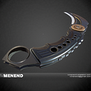 KARAMBIT KNIFE. Projekt z dziedziny 3D,  Modelowanie 3D, Gr i komputerowe użytkownika Iván Antonio Menendez Menendez - 01.04.2019