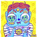Polifacético o Indeciso  Ein Projekt aus dem Bereich Kreativität, Kunstleitung, Design von Figuren, Traditionelle Illustration, Digitale Illustration, Vektorillustration und Instagram von Santiago Arteaga - 02.05.2019