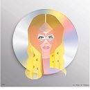 Mi Proyecto del curso: brisa fenoy como BarbarellaRetrato geométrico minimalista. Ilustração tradicional projeto de Sara Huerta - 13.05.2019
