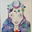 Ms. Milky Way G.  . Ilustrație tradițională de Nayely Olvera - 05.19.2019