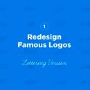  Rediseño de Logos Famosos. Een project van  Br, ing en identiteit, Kalligrafie, Grafisch ontwerp,  Belettering,  Naming, T y pografie van Sergio Vargas - 19.05.2019