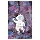 Astronauta en el espacio . % Lizbeth Zenteno Espinoza tarafından hazırlanan Yaratıcılık, Çizim, Sanatsal Çizim, Geleneksel illüstras, Ve on projesi - 05.22.2019