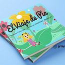 El Viaje de Pia- Ilustración Infantil para cuentos para niños. Design, Design editorial, Ilustração tradicional e Ilustração infantil projeto de Graciela Galvis - 25.05.2019