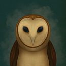 Mi Proyecto del curso: Lechuza Blanca. Un projet de Illustration numérique de Fernanda Mosqueira Giacaman - 26.05.2019