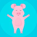 Animación 2D: El cerdo feliz. . Animation project by Catalina Cantos - 05.30.2019