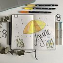 Mi Proyecto del curso: Plan with me June//Bullet Journal//2019. Un progetto di Calligrafia, Creatività, Disegno, Disegno a matita, Design, Illustrazione tradizionale e Tipografia di Marce Jerez Yol - 03.06.2019