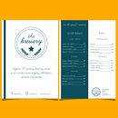 Menú para The Brewery. Graphic Design project by Isa Garcia - 06.03.2019