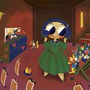 Ilustración digital para cuentos infantiles "Alicia en el país de las maravillas". Children's Illustration project by María Florencia Evdemon - 06.04.2019