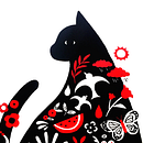 Gato. Traditional illustration, Children's Illustration, and Screen Printing project by Paula Zamudio - 06.10.2019