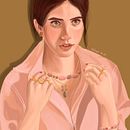 Mi Proyecto del curso: Técnicas digitales de retrato ilustrado. Un proyecto de Ilustración digital de Ailyn Ayala - 11.06.2019